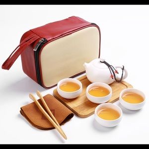 Portable tea set - Matte white